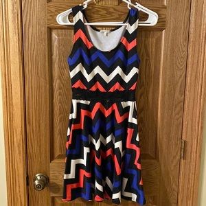 Charlotte Russe chevron dress
